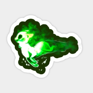 Ghostly Cat Sticker